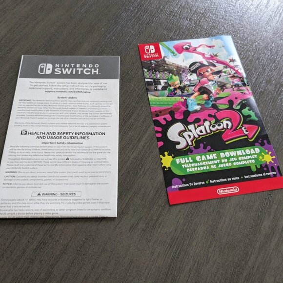 Nintendo 32GB Special Edition Splatoon 2 Switch Console - Black - Picture 4 of 16